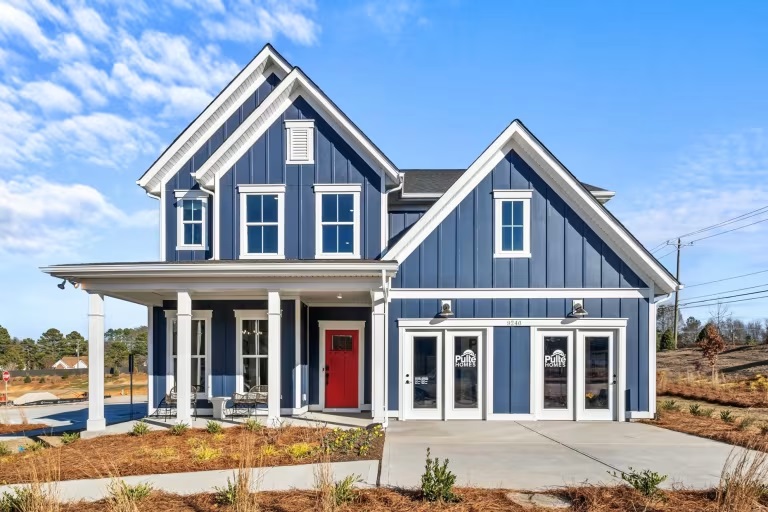 continental  exterior elevation cannon run by pulte